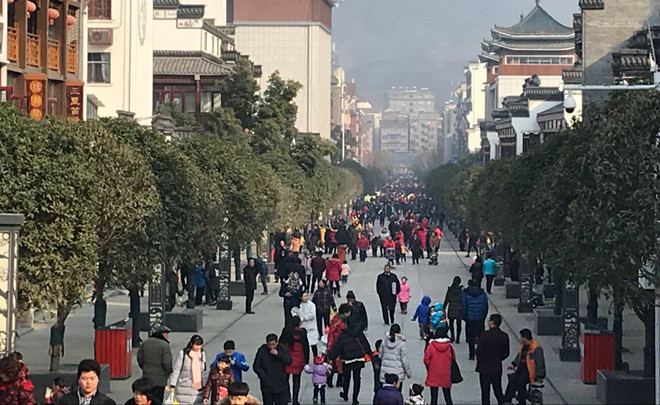 武当山玉虚街今天是这样的