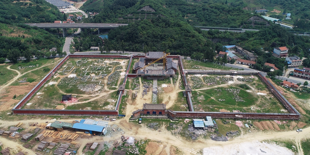 武当山遇真宫抓紧复建 力争早日迎客