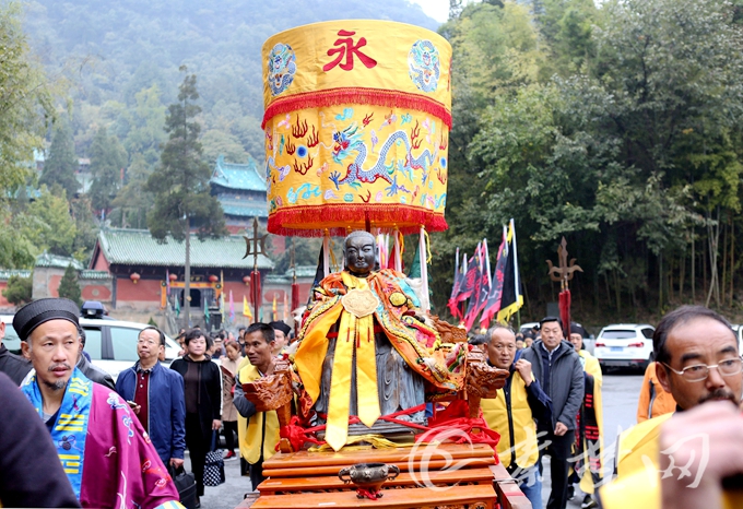 从紫霄宫起驾2018戊戌年武当山玄天上帝神尊巡境台湾