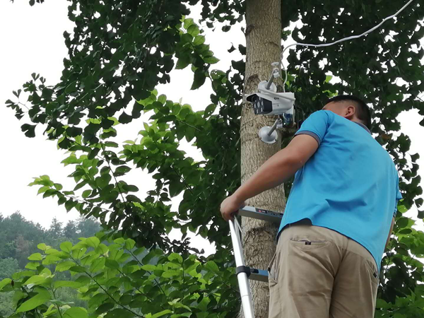 张湾区汉江街道龙潭湾村:安装监控摄像头 提高群众安全感